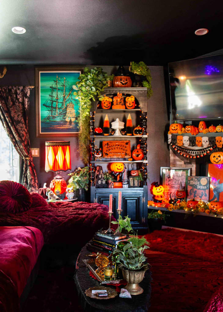 'The Moonlit Manor' Gothic Halloween House Tour Photos | Apartment Therapy